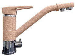 Granfest Смеситель для кухни 2624-1 светло-розовый – фотография-1