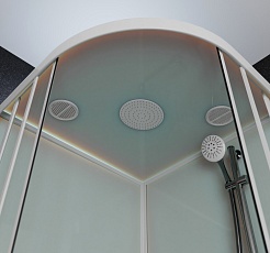 Frank Душевая кабина F400/2 white с крышей – фотография-4