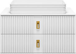 Brevita Мебель для ванной Sevilla 90 подвесная белая – фотография-4