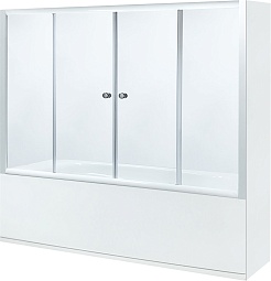 Byon Шторка для ванны WT 170 прозрачное стекло – фотография-1