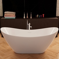 Frank Акриловая ванна 170х75 F6107 white – фотография-1