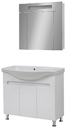 Ceruttispa Мебель для ванной Ломбардия 85 с зеркальным шкафчиком – фотография-1