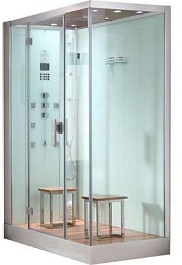 Eago Душевая кабина DZ961 F8 L белое стекло – фотография-1