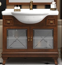 Opadiris Тумба под раковину Борджи 95 светлый орех – фотография-1