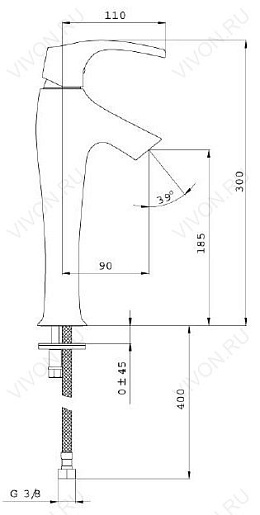 Jacob Delafon Смеситель Symbol E19774-CP – фотография-4