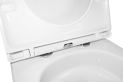 Azario Унитаз подвесной Gloria AZ-2003T безободковый белый – фотография-14