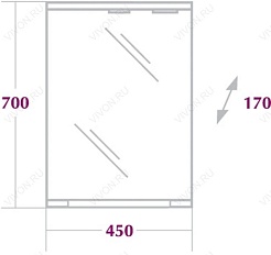Onika Зеркало Коралл 45.01 – фотография-3