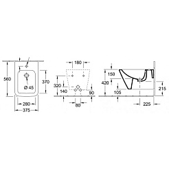 Villeroy & Boch Биде подвесное Finion 446500R1 alpin, Ceramicplus – фотография-3