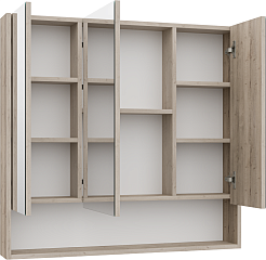 Misty Мебель для ванной Мускат 90 дуб галифакс белый/белая – фотография-13