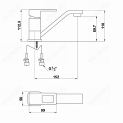 Timo Смеситель Sahara 2201-15F Chrome – фотография-2