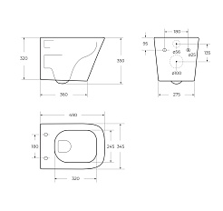 BelBagno Унитаз подвесной Ardente-Tor BB520CH-TOR/SC – фотография-11