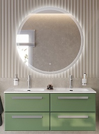 BelBagno Мебель для ванной Eco Cer-N 120 с 4 ящиками фисташковый софт CZR-8073-120-2 ручки серые – фотография-1