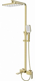 Esbano Система душевая Celine (DS-SG) 107/167/26 брашированное золото – фотография-1
