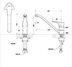 Promo Смеситель для кухни Vega F7119177CP-1 – фотография-3