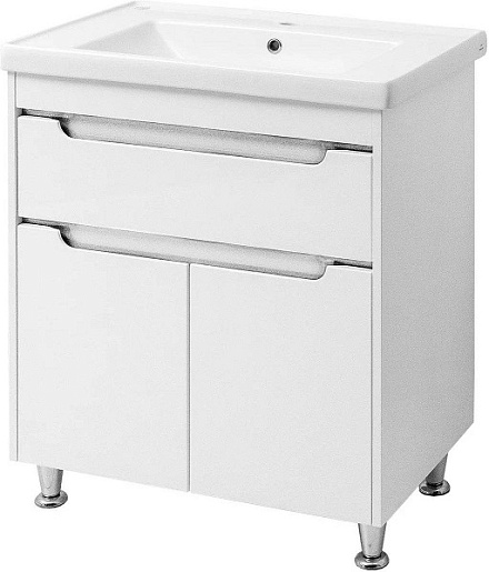 Ceruttispa Тумба для умывальника Эмилия white 70 – фото, картинка, фотография-1