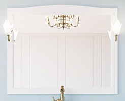 ValenHouse Зеркало Эллина 120 белое – фотография-1