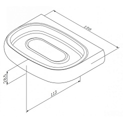 Am.Pm Мыльница Sensation A3034200 – фотография-3