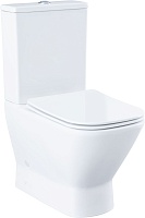 Aquanet Унитаз-компакт Fine Rimless FINE-C Soft Close безободковый с сиденьем микролифт и бачком белый