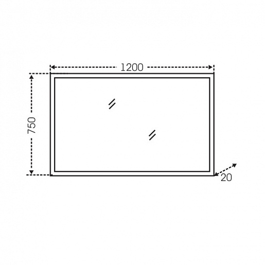 СанТа Зеркало Марс 120*75 LED подсветка – фотография-2