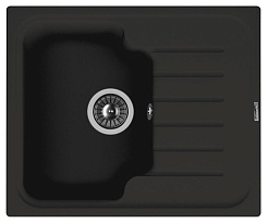 Florentina Мойка гранитная Таис 615 с крылом антрацит – фотография-1
