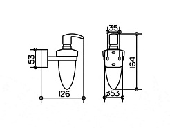 Keuco Дозатор Smart 02352 – фотография-3