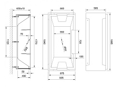 Royal Bath Акриловая ванна TRIUMPH DE LUXE с гидромассажем 185х87х65 – фотография-2