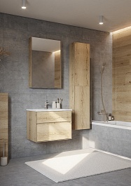 Акватон Тумба с раковиной Либерти 75 дуб эльвезия – фотография-10