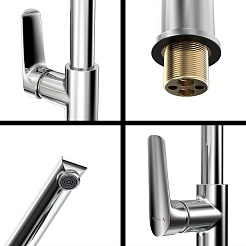 Tokito Смеситель для раковины TOKITO MISAWA хром TOK-MIS-1013 – фотография-6