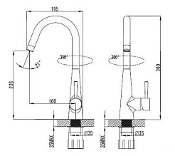 Iddis Смеситель Arro ARRSB00i05 для кухонной мойки – фотография-2