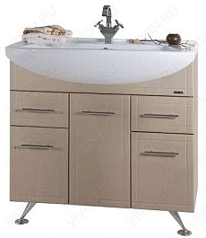 Водолей Мебель для ванной "Альфа 90" L дуб – фотография-2