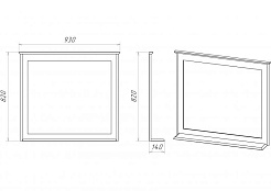 Misty Мебель для ванной Винтаж 90 – фотография-3