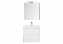 Aquanet Тумба с раковиной Бруклин 70 белый – фотография-7