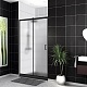 BelBagno Душевая дверь в нишу 120/195 UNO-195-BF-1-120-P-NERO – фотография-5
