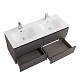 BelBagno Тумба с раковиной Kraft 120-2 подвесная Темно-Серый матовый с раковиной BB-8099-120-2 – фотография-22
