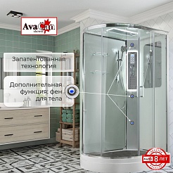 Avacan Душевая кабина 120/90 A2912RLED прозрачная – фотография-2