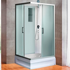 River Душевая кабина Quadro 90/70/26 MT б/к – фотография-1