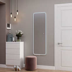 Continent Зеркало Loren Led 455x1350 – фотография-8