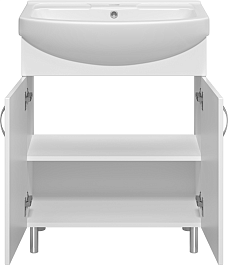 Misty Тумба под раковину Изео 70 белая – фотография-3