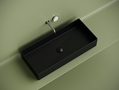 Ceramicanova Мебельная раковина Element 80 CN6072MB чёрный матовый – фотография-2