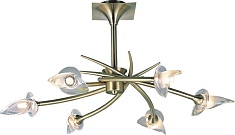 N-Light Люстра PX-0653/6A antique brass потолочная