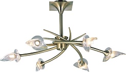 N-Light Люстра PX-0653/6A antique brass потолочная – фотография-1