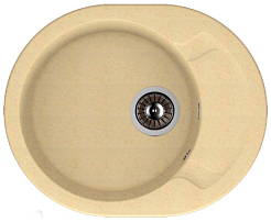 Dr. Gans Мойка гранитная Берта 580 дюна – фотография-1