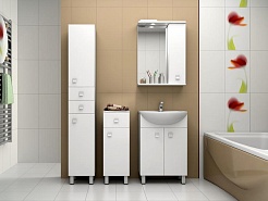 Какса-а Пенал для ванной "Домино" R с б/к – фотография-3