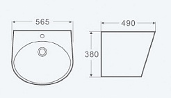 WeltWasser Раковина TELBACH 006 MT-BL – фотография-2