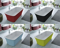 Kolpa San  Акриловая ванна Marilyn FS BLACK BASIS – фотография-2