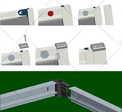 RGW Душевой уголок Classic CL-44 80x100 профиль хром стекло прозрачное – фотография-5