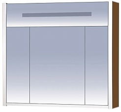 Misty Зеркальный шкаф Джулия 105 коричневый – фотография-1