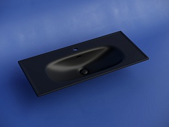 Ceramicanova Мебельная раковина Sabo 100 CN13003MB чёрная матовая – фотография-4