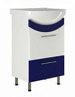 Mixline Тумба под раковину Радуга 50 белая/синяя
