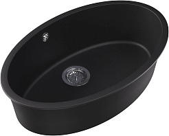 Florentina Мойка кухонная Вега Овал 770 антрацит – фотография-2